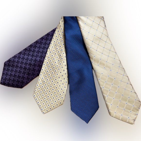 👔4️⃣ Bundle of 4 Nordstrom/ Nordstrom Men’s Shop Neckties/ Neck Ties—Standard - Picture 3 of 17